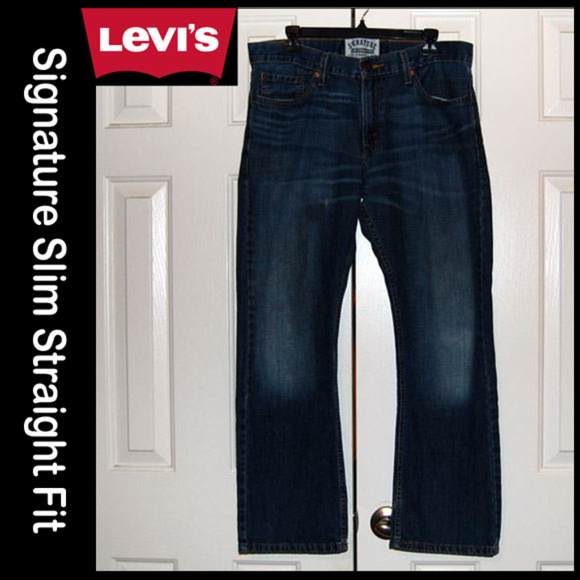 mens levi jeans slim straight